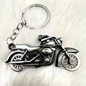 Metal Harley- Indian Style Motorcycle 3D Keychain